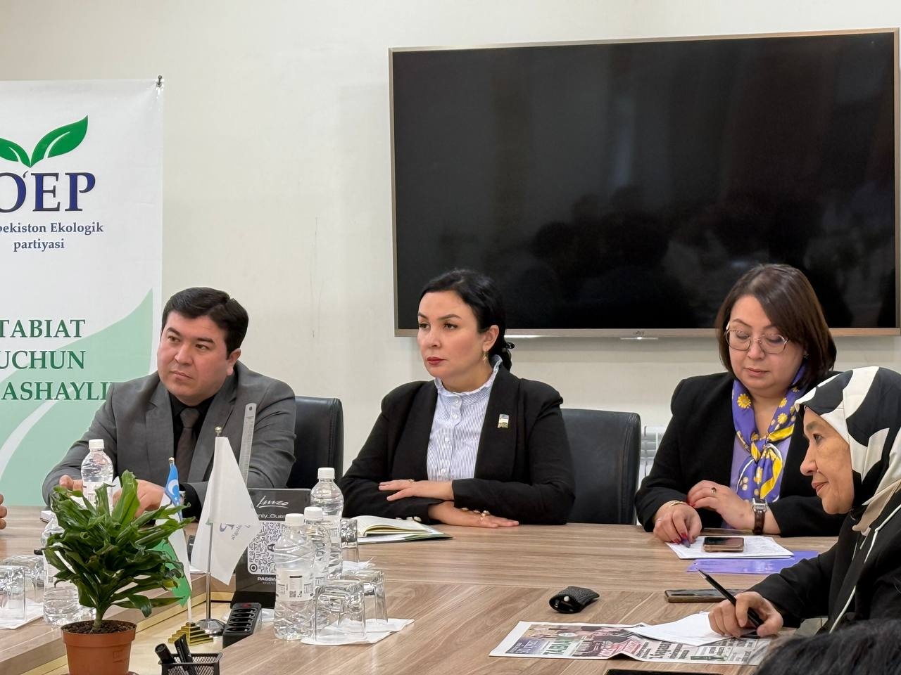 Imzo's Meeting with the Ecological Party of Uzbekistan